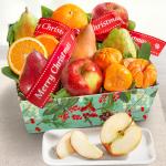 Merry Christmas Fruit Favorites Basket