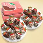 Chocolate Trio Dipped Strawberries - 24 Berries
