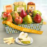 Get Well Soon Classic Fruit and Gourmet Gift Basket