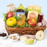 Fruit, Cheese & Meat Classic Gourmet Basket