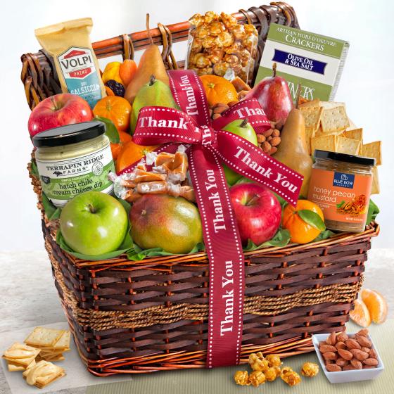 Thank You Abundance Classic Fruit Basket - AA4110T | A Gift Inside