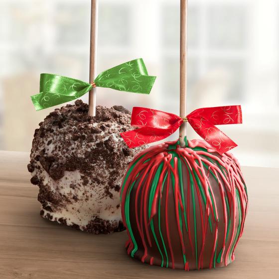 Chocolate Covered Caramel Apples Duo - ACA1009 | A Gift Inside