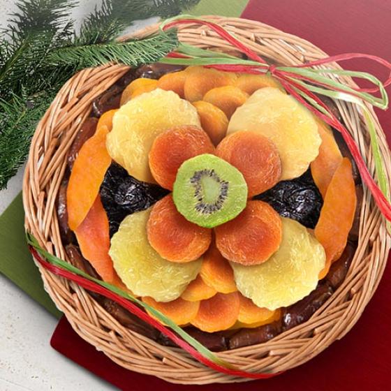 Golden State Fruit Sweet Bloom Dried Fruit Basket - AA6051 | A Gift Inside