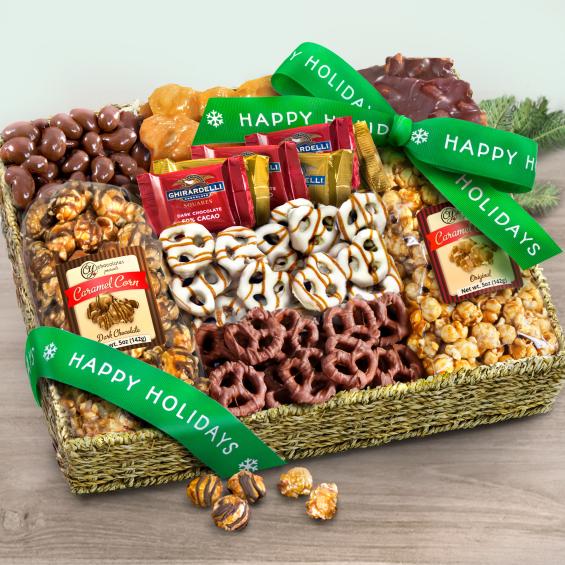Holiday Office Snack Basket