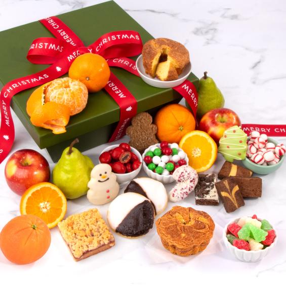 AA5010X, Christmas Morning Bakery & Fresh Fruit Gift Basket