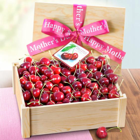 Happy Mother's Day Fresh California Cherries Gift Crate ...