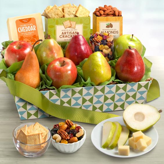 AP8019, Classic Fruit and Gourmet Gift Basket