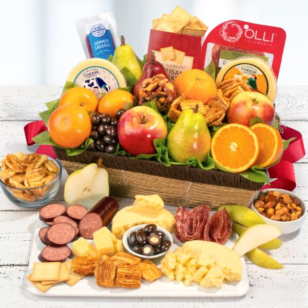Sweet & Savory Farmstead Gift Basket AA4102, Sweet & Savory Farmstead Gift Basket