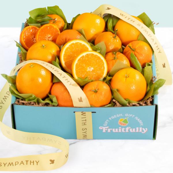 With Sympathy California Citrus Duet Gift Box AB1044S, With Sympathy California Citrus Duet Gift Box