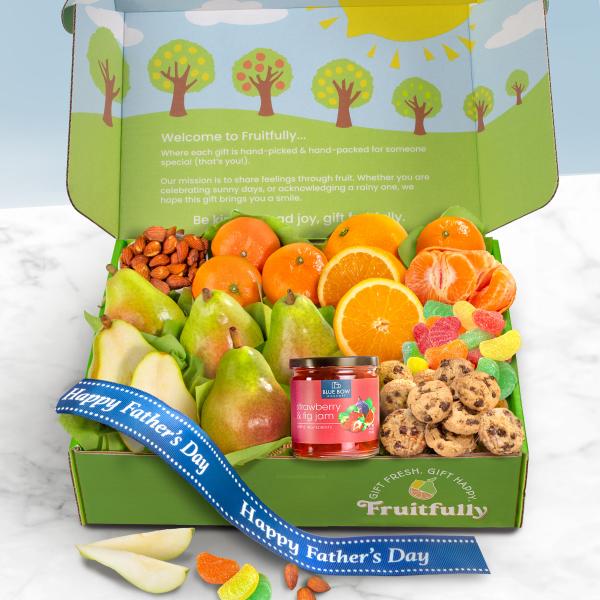 AB2022F, Father's Day Harvest Favorites Fruit and Gourmet Gift Box