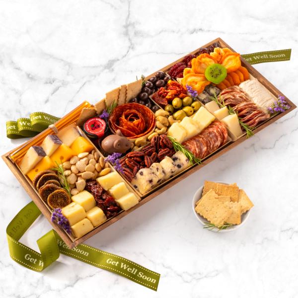 Get Well Nibble Charcuterie Premium Board for 6-9 CH3000G, Get Well Nibble Charcuterie Premium Board for 6-9