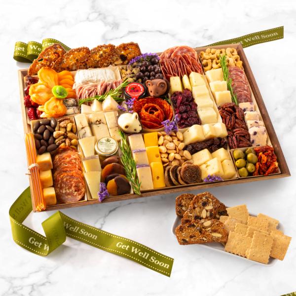 Get Well Nibble Charcuterie Grand Board for 12-14 CH4000G, Get Well Nibble Charcuterie Grand Board for 12-14