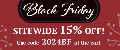 Black Friday Sale! 15% Off Sitewide with code 2024BF