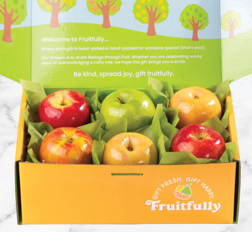 A monthly delivery of our Organic Fruit Monthly Club