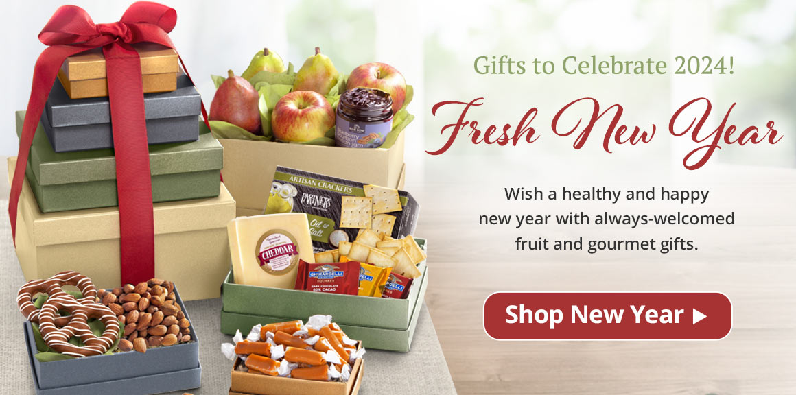 A Gift Inside Perfect Pairings Deluxe Fruit, Cheese and Gourmet Box